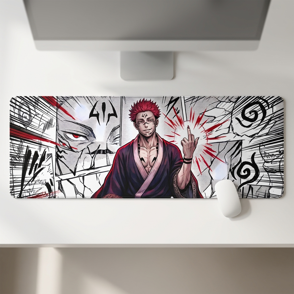 Crimson Dominion Desk Mat Mouse Pad