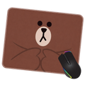 Brown Bear Mouse Pad