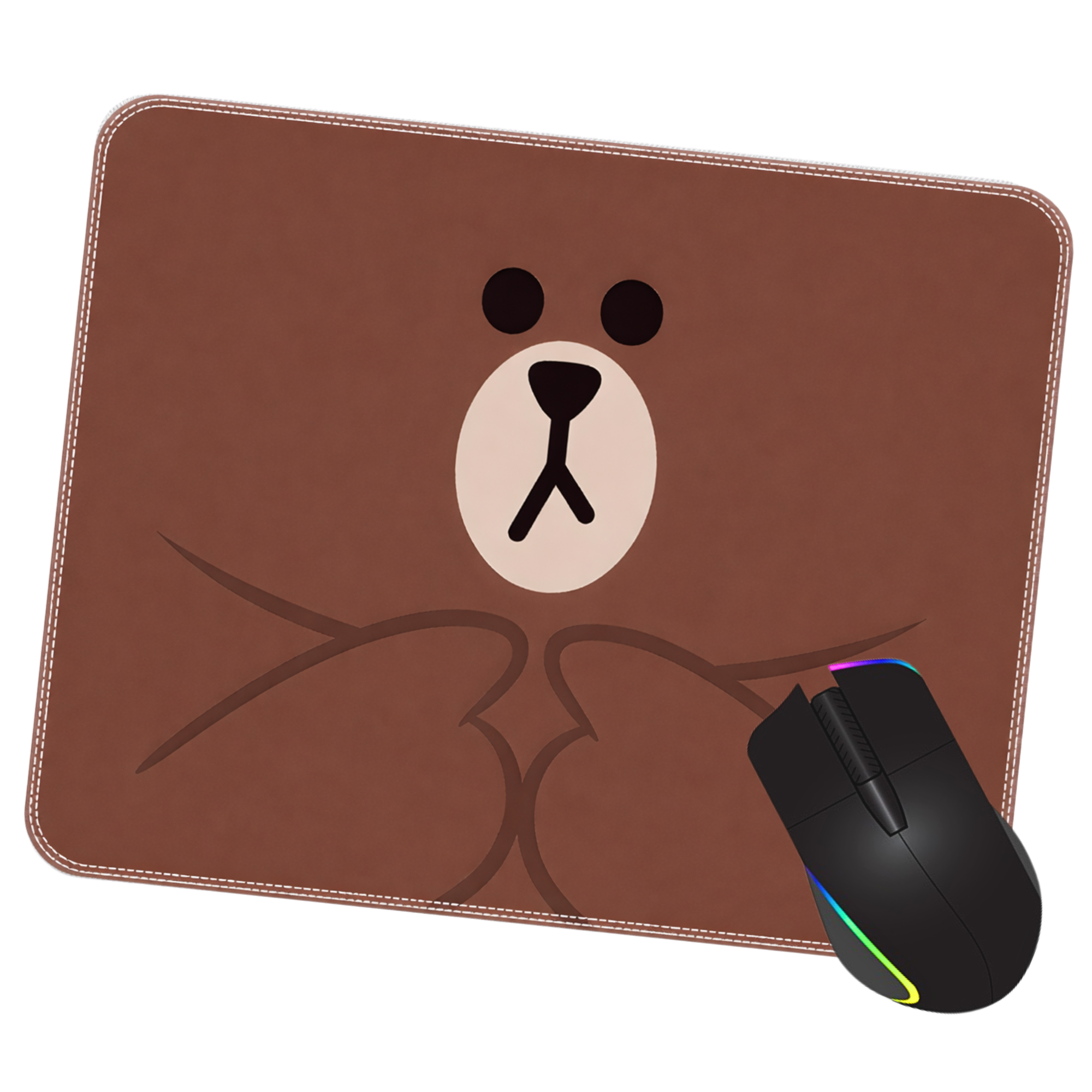 Brown Bear Mouse Pad