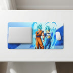Blue Energy Duo Gaming Desk Mat Mouse Pad