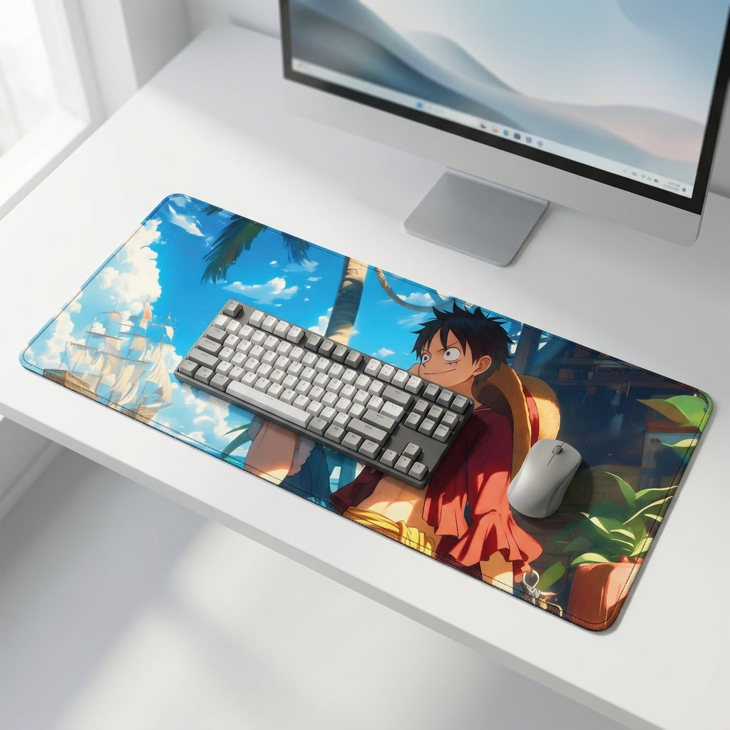 Sunny Voyage Desk Mat Mouse Pad