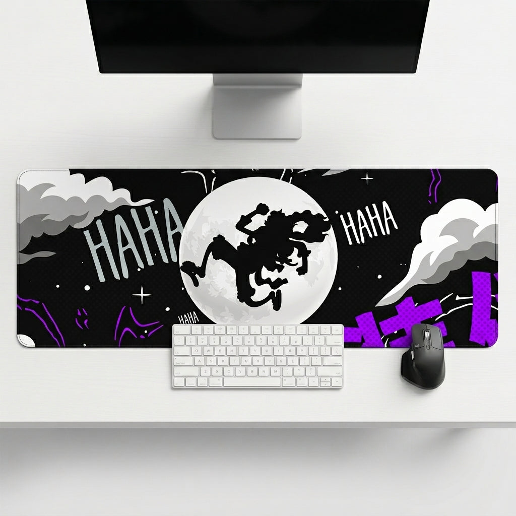 Dark Comic Style Premium Desk Mat