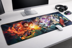 Epic Anime Battle Desk Mat Mouse Pad