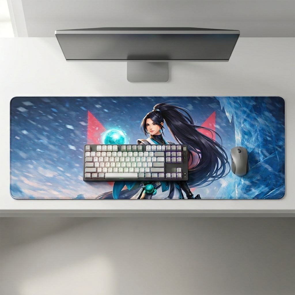 Frost Mystic Gaming Desk Mat Mouse Pad