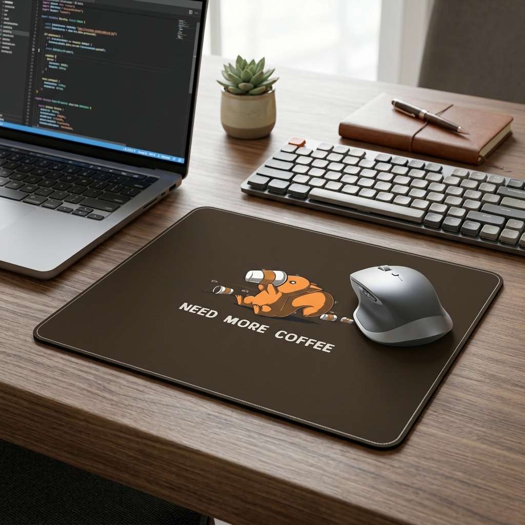 Need More Coffee Mouse Pad