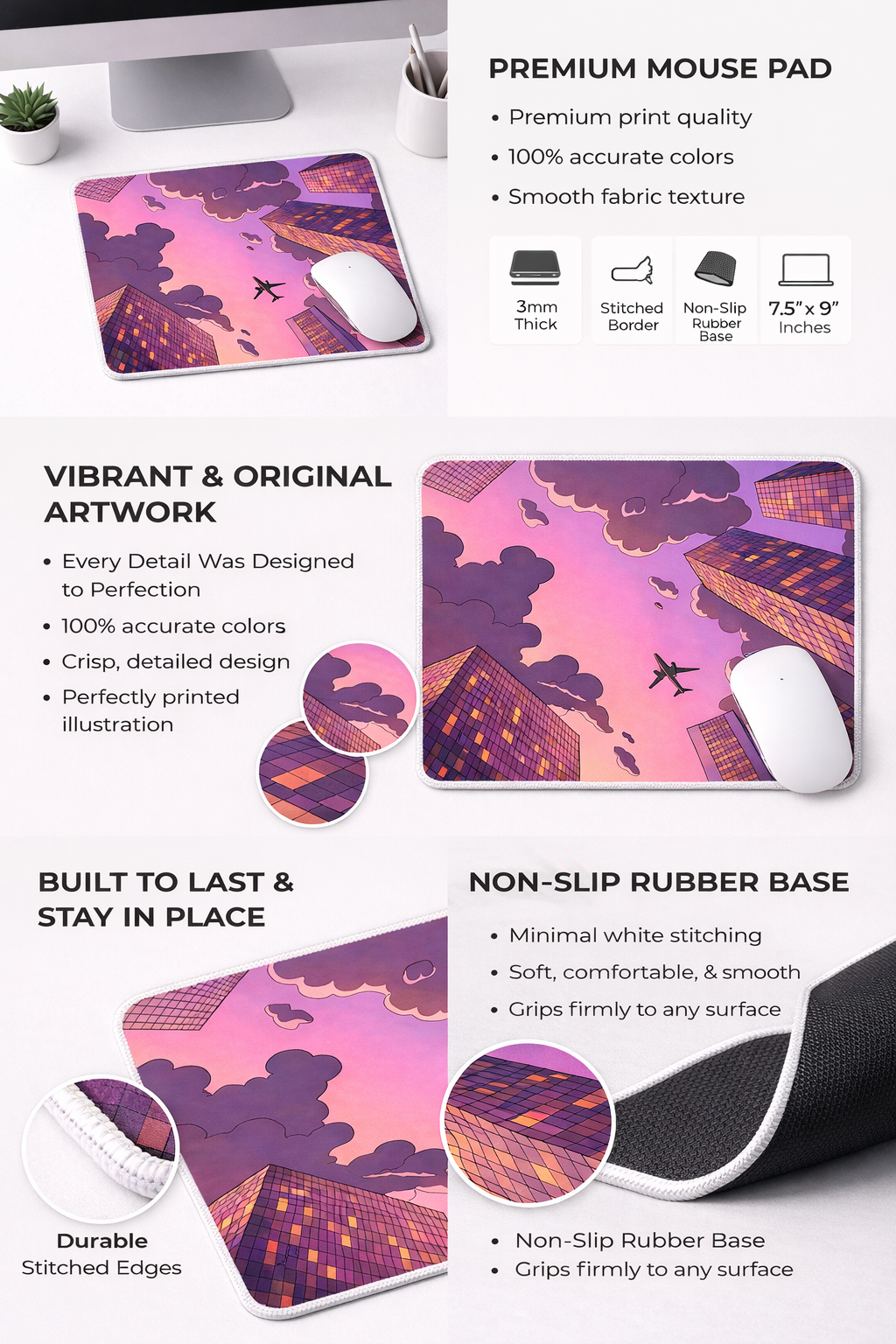 Skyline Dream Mouse Pad
