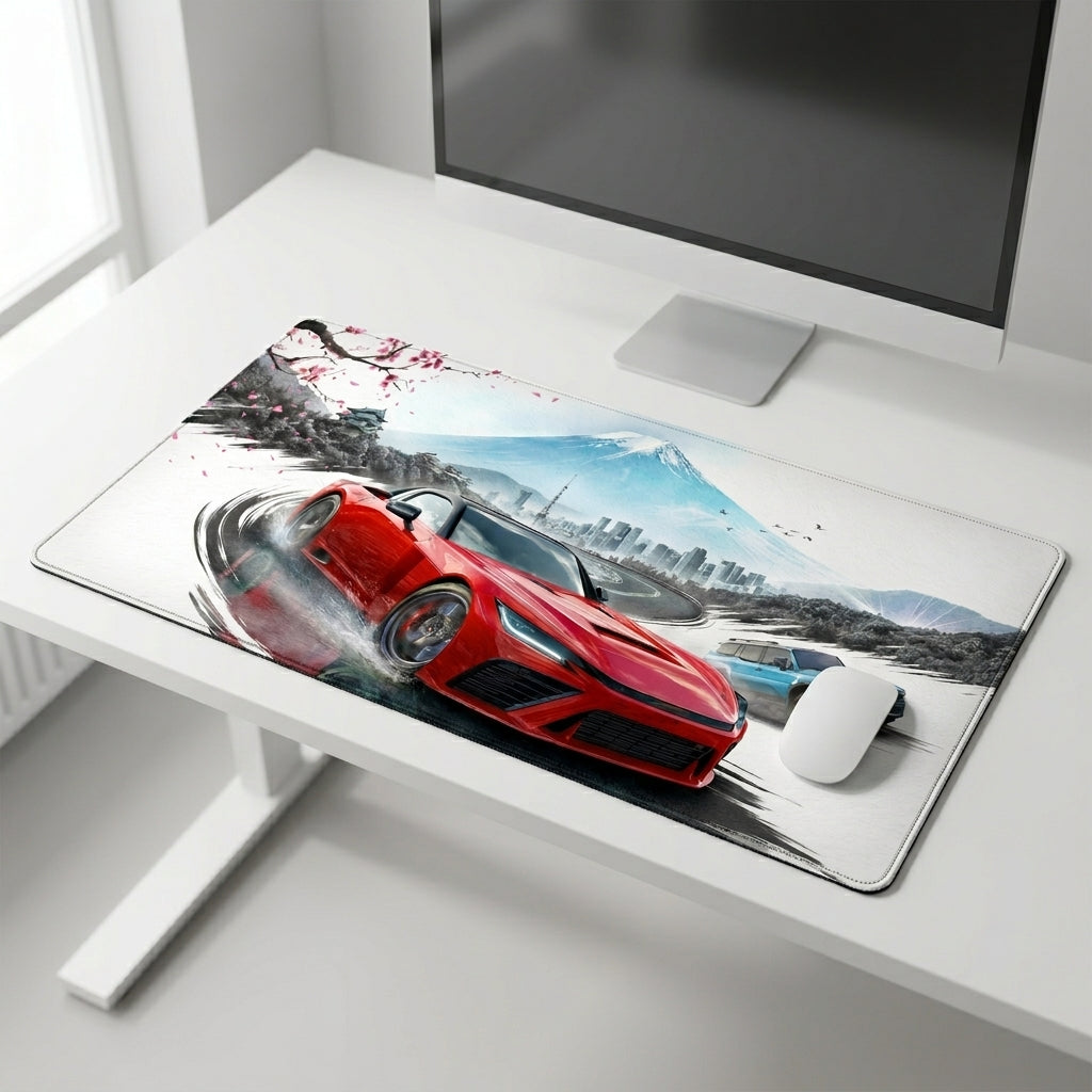 Tokyo Drift Sakura Desk Mat Mouse Pad
