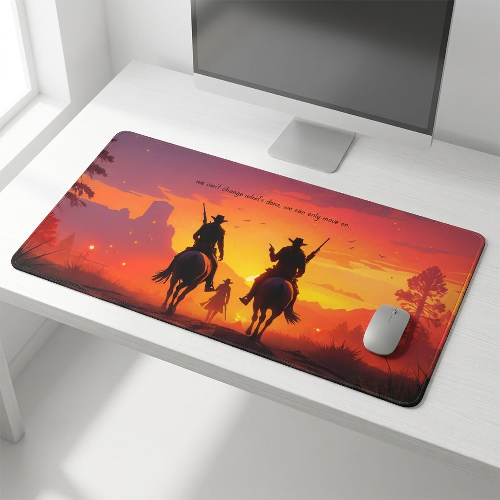Sunset Riders Desk Mat Mouse Pad