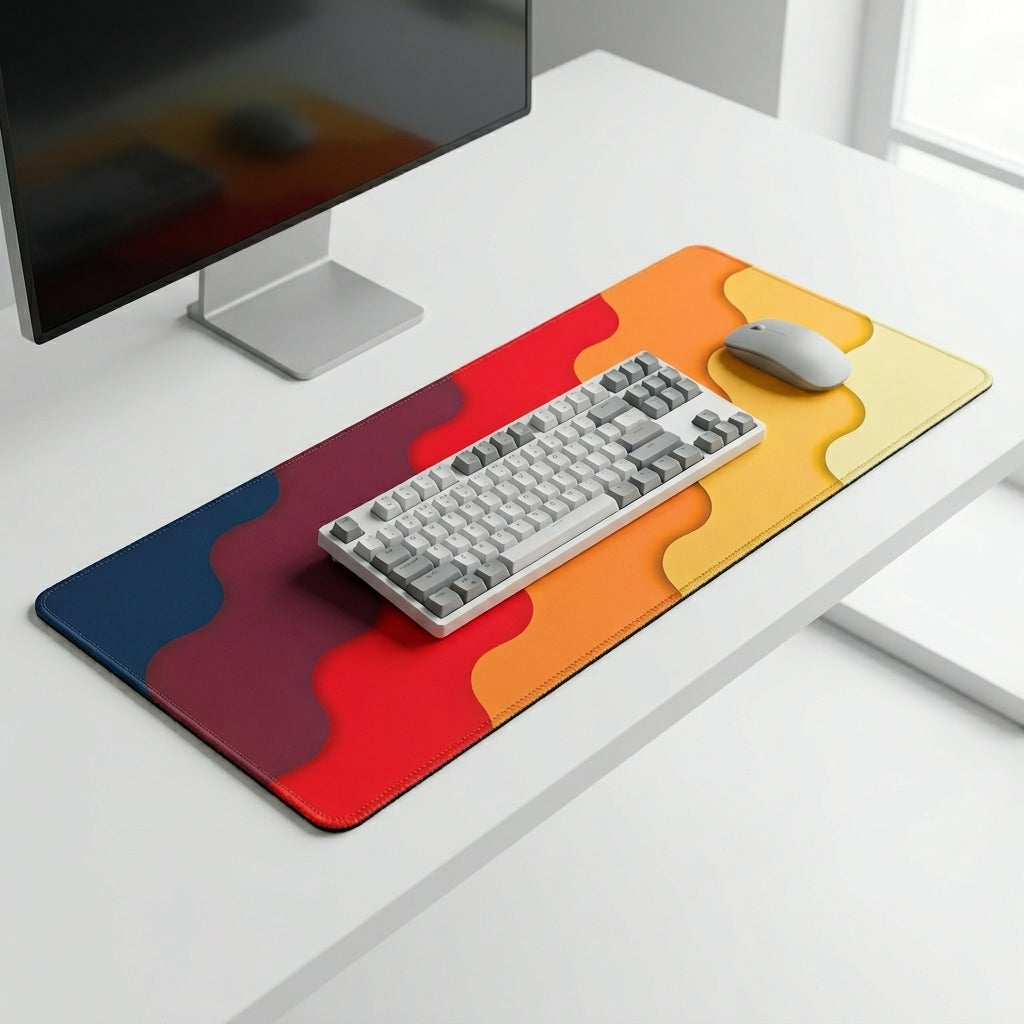 WaveFlow Desk Mat Mouse Pad