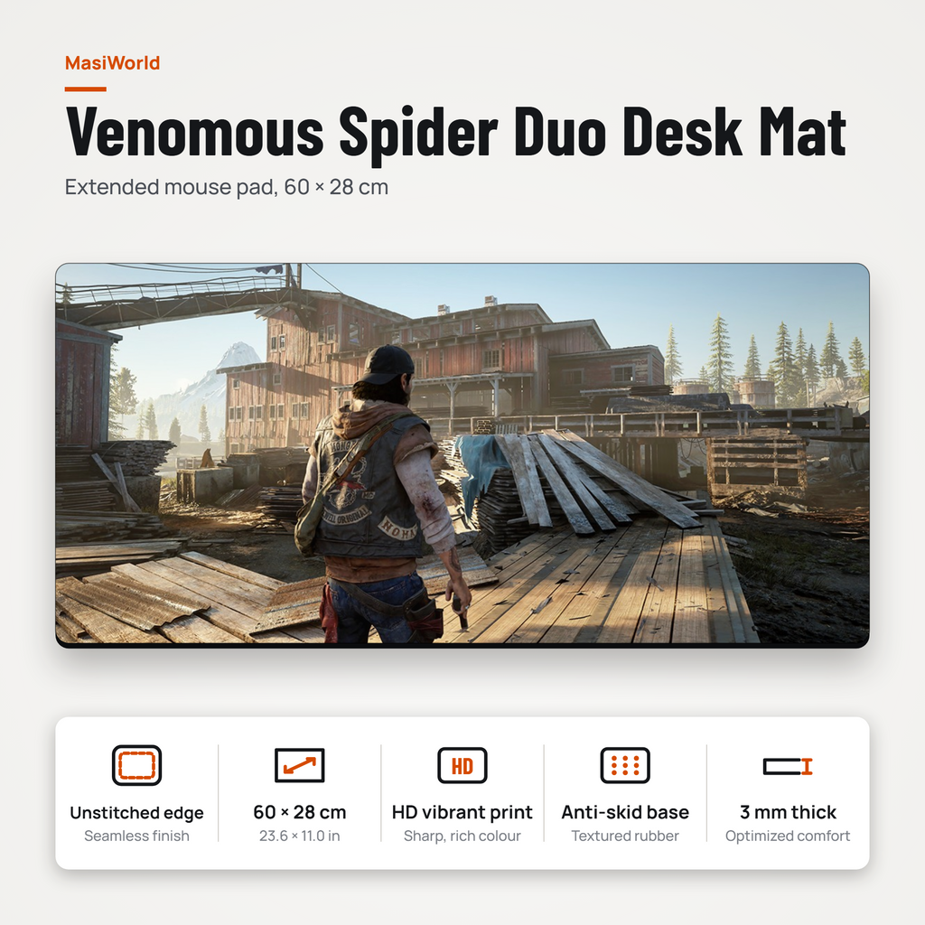 Post-Apocalyptic Desk Mat Mouse Pad