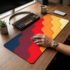 WaveFlow Desk Mat Mouse Pad
