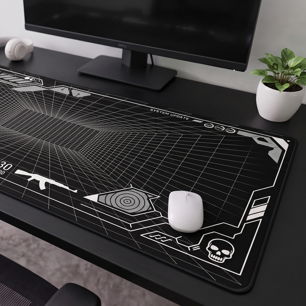 Gaming HUD Desk Mat Mouse Pad