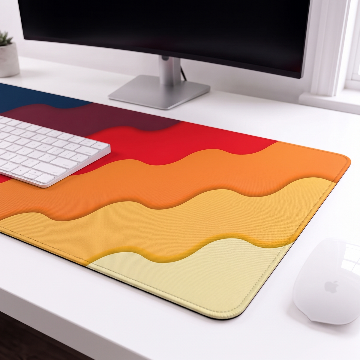 WaveFlow Desk Mat Mouse Pad