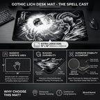 Eternal Abyss - Dark Skull Desk Mat Mouse Pad