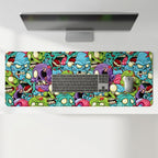 Screaming Zombies Gaming Desk Mat Mouse Pad
