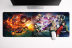 Epic Anime Battle Desk Mat Mouse Pad
