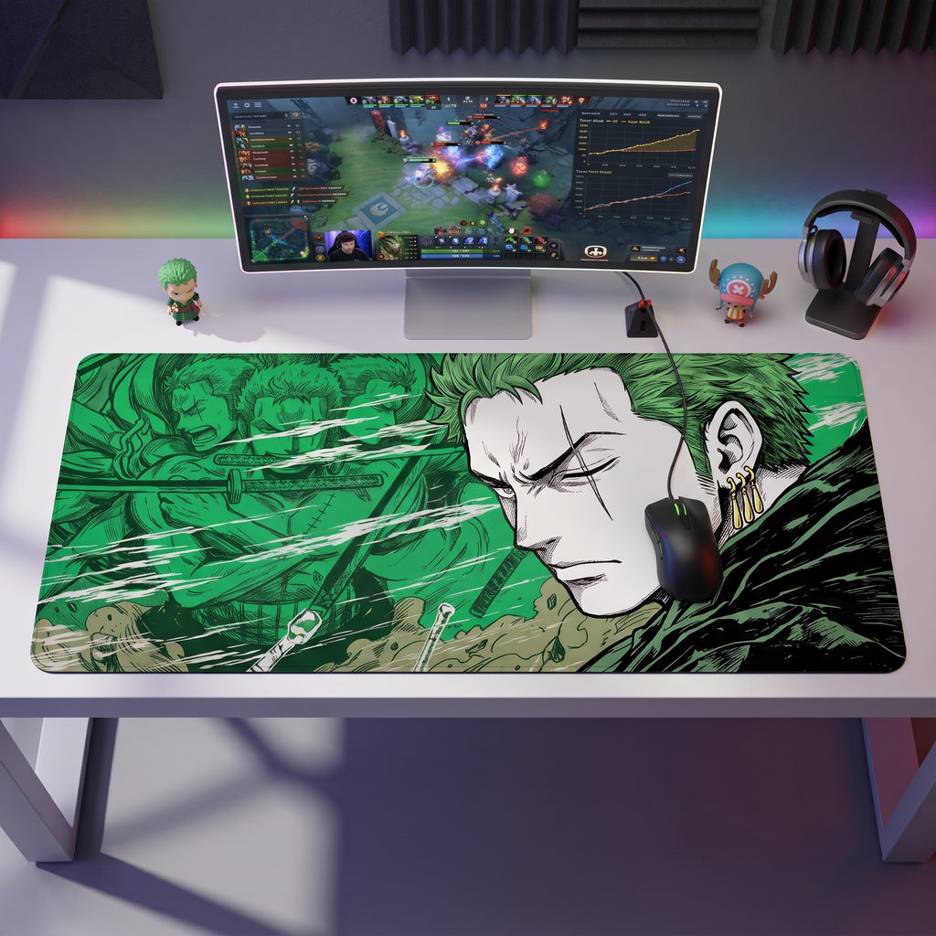 Emerald Warrior Desk Mat Mouse Pad