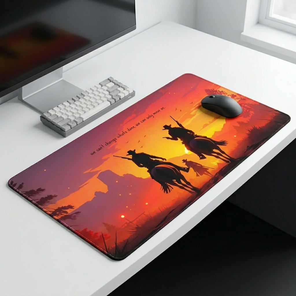 Sunset Riders Desk Mat Mouse Pad