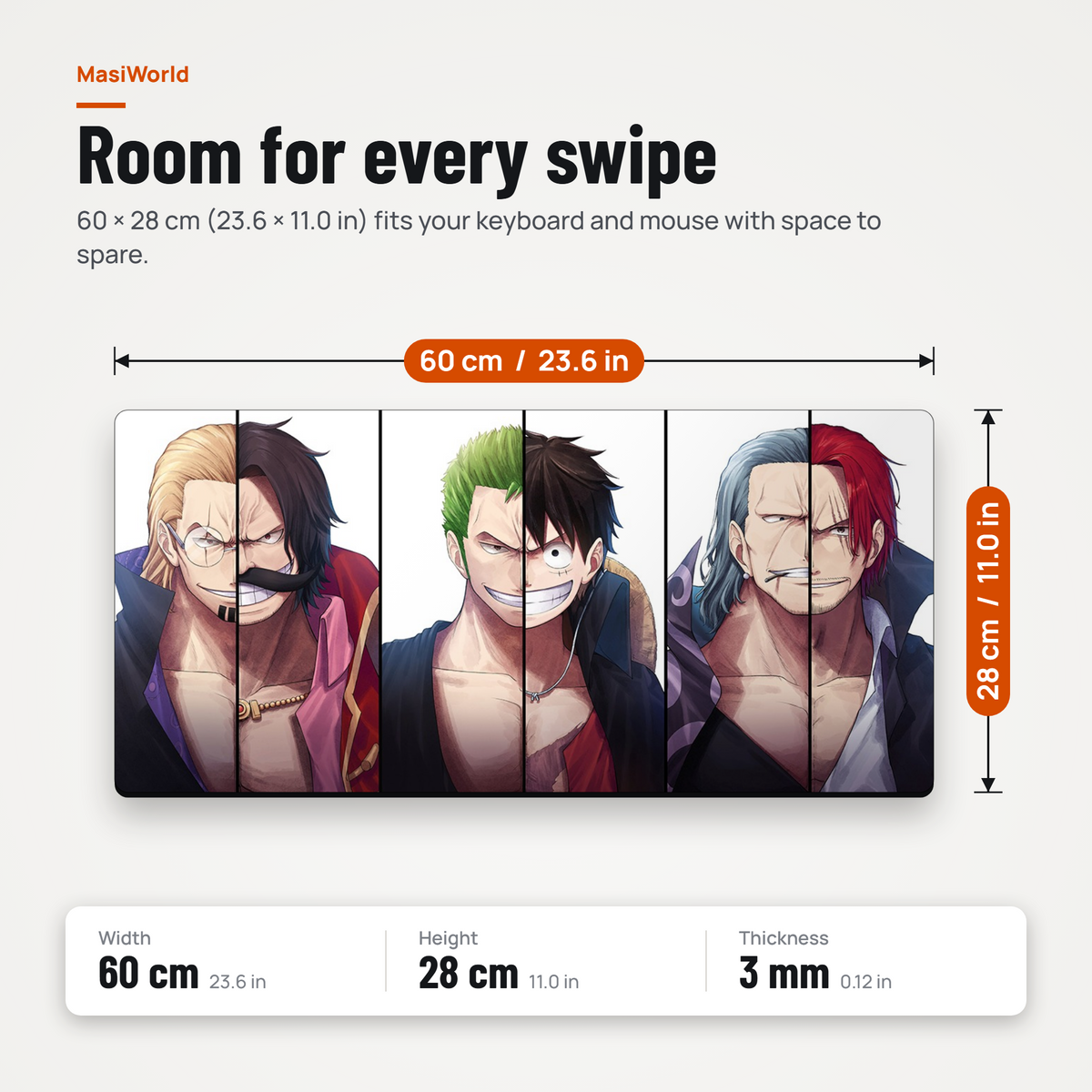 Legendary Pirate Rivals Desk Mat Mouse Pad