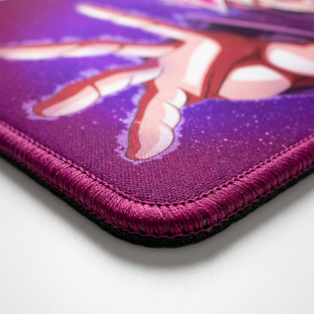 Cosmic Rage Warrior Desk Mat Mouse Pad