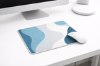 Aqua Flow Minimal Abstract Mouse Pad