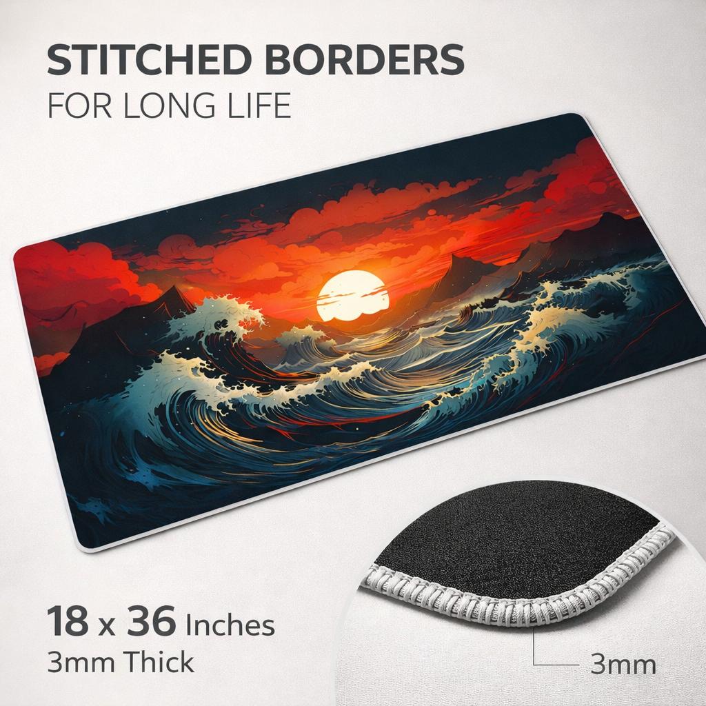 Crimson Tide Desk Mat Mouse Pad