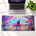 Urban Graffiti Artist Desk Mat Mouse Pad