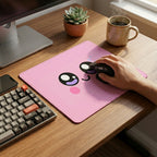 Cute Pink Kawaii Mouse Pad