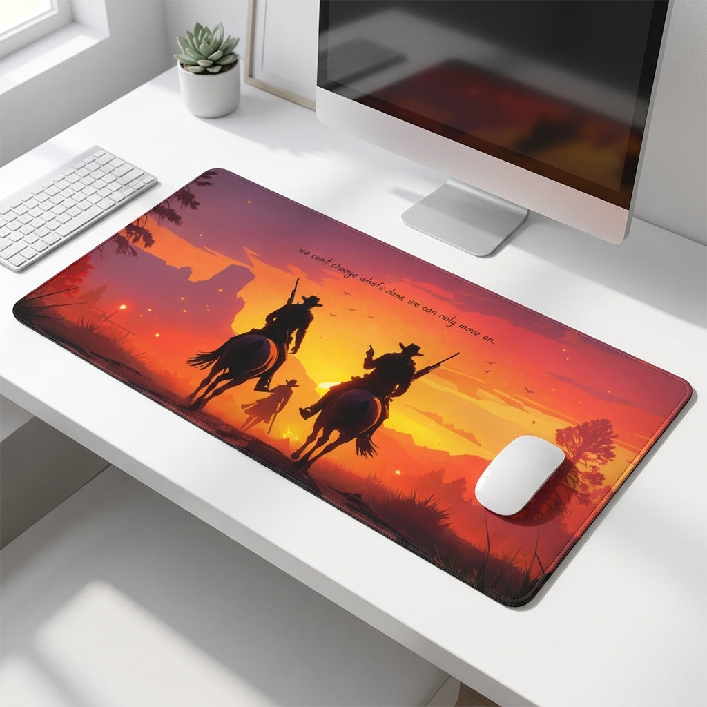Sunset Riders Desk Mat Mouse Pad