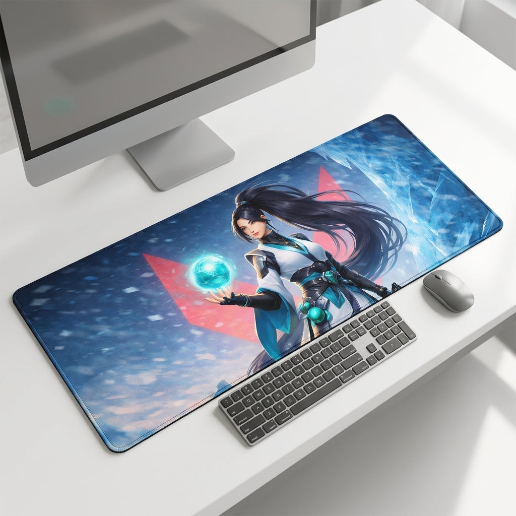 Frost Mystic Gaming Desk Mat Mouse Pad
