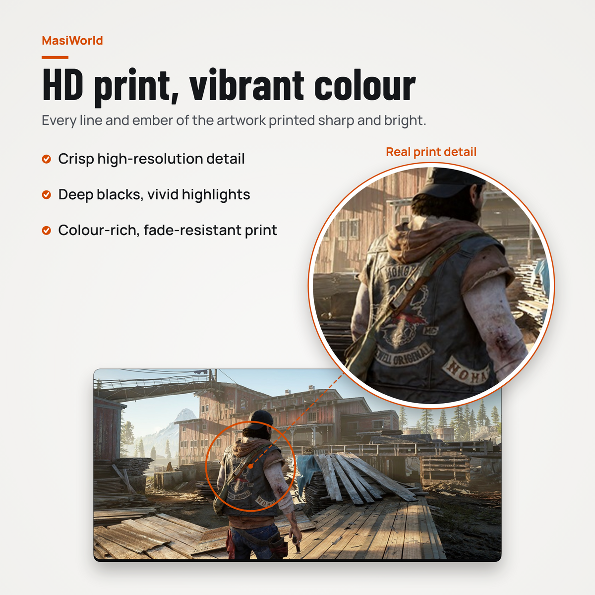 Post-Apocalyptic Desk Mat Mouse Pad
