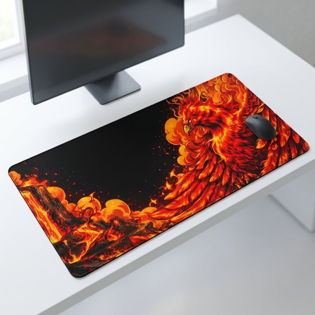 Blaze Phoenix – Firestorm Desk Mat Mouse Pad