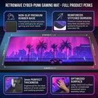 Neon City Extended Desk Mat