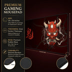 Oni Demon Japanese Gaming Desk Mat Mouse Pad
