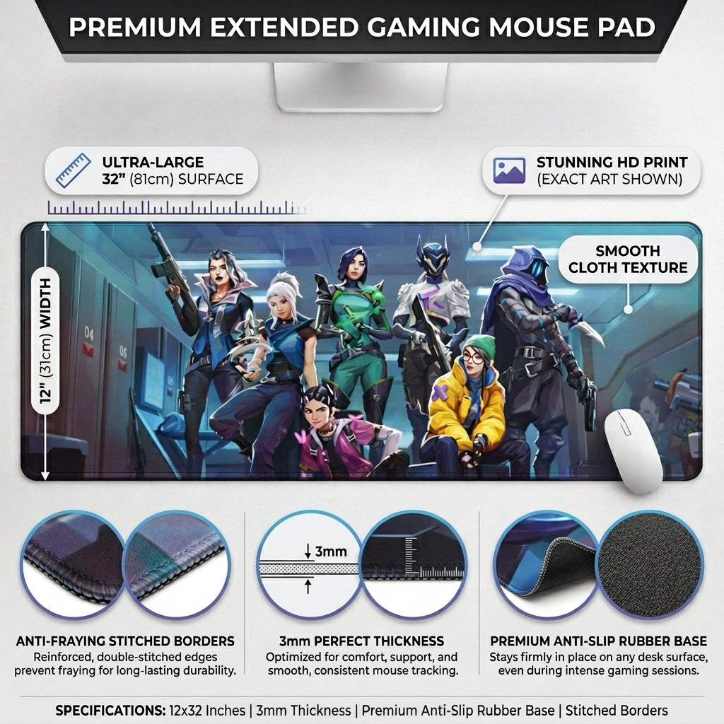 Cyber Squad Desk Mat Mouse Pad