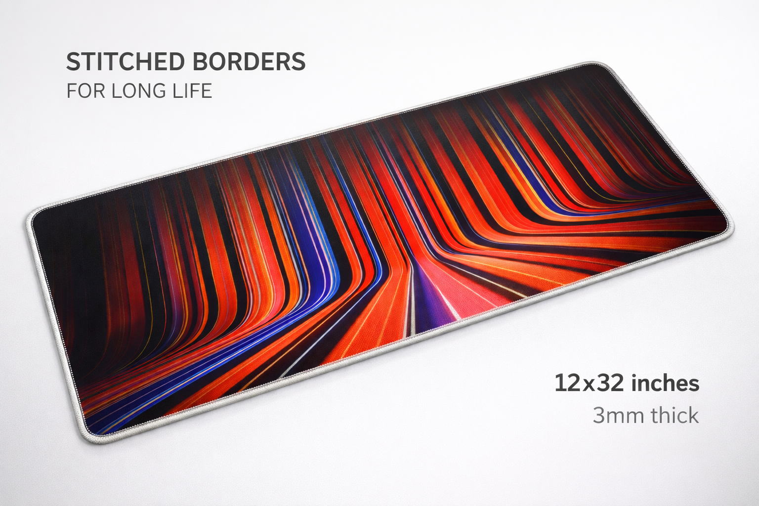 Neon Velocity Desk Mat Mouse Pad