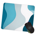 Aqua Flow Minimal Abstract Mouse Pad