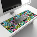 Screaming Zombies Gaming Desk Mat Mouse Pad