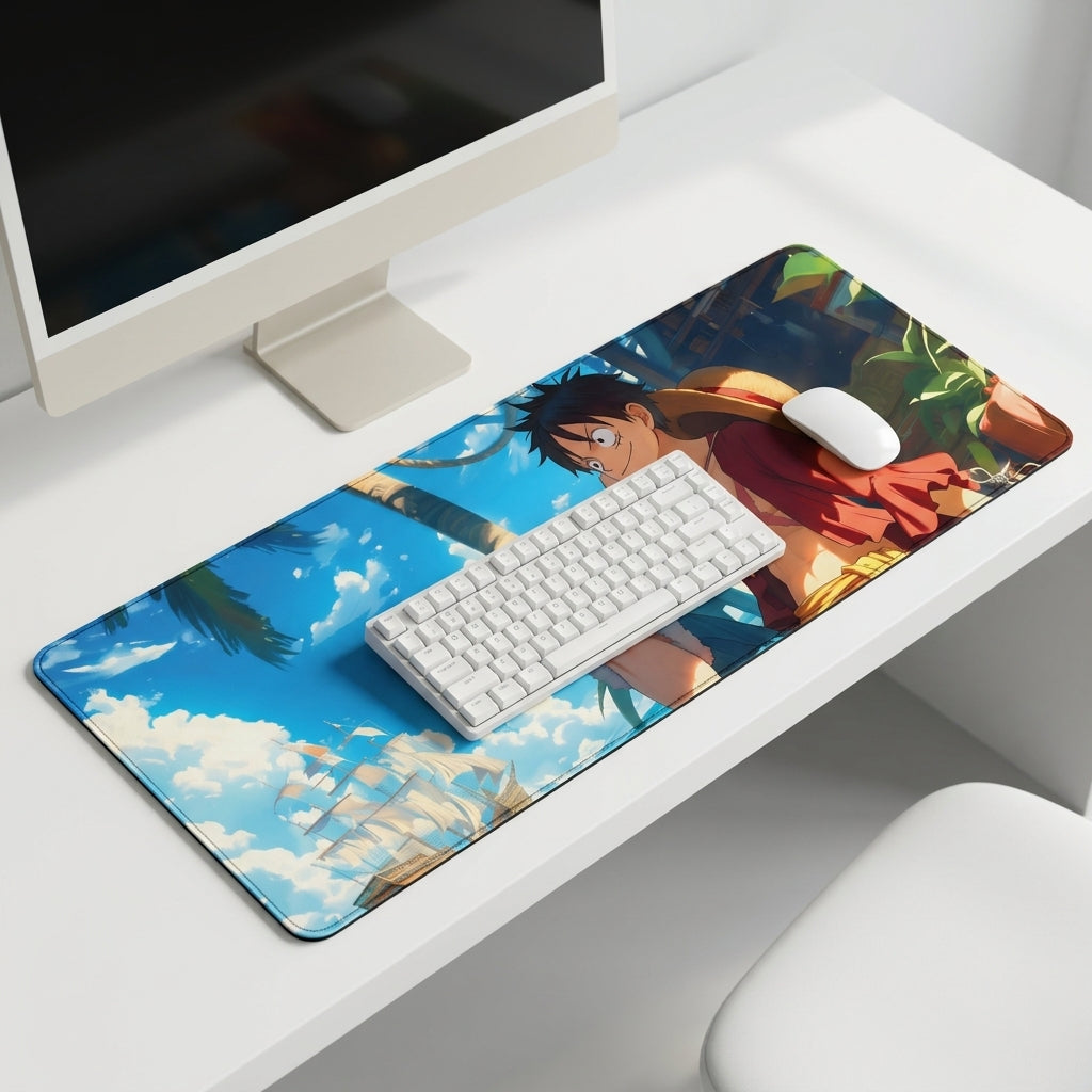 Sunny Voyage Desk Mat Mouse Pad