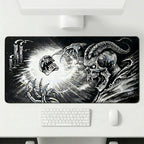 Eternal Abyss - Dark Skull Desk Mat Mouse Pad