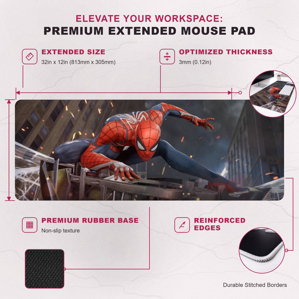 Spidey Desk Mat Mouse Pad