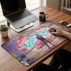 Urban Graffiti Artist Desk Mat Mouse Pad
