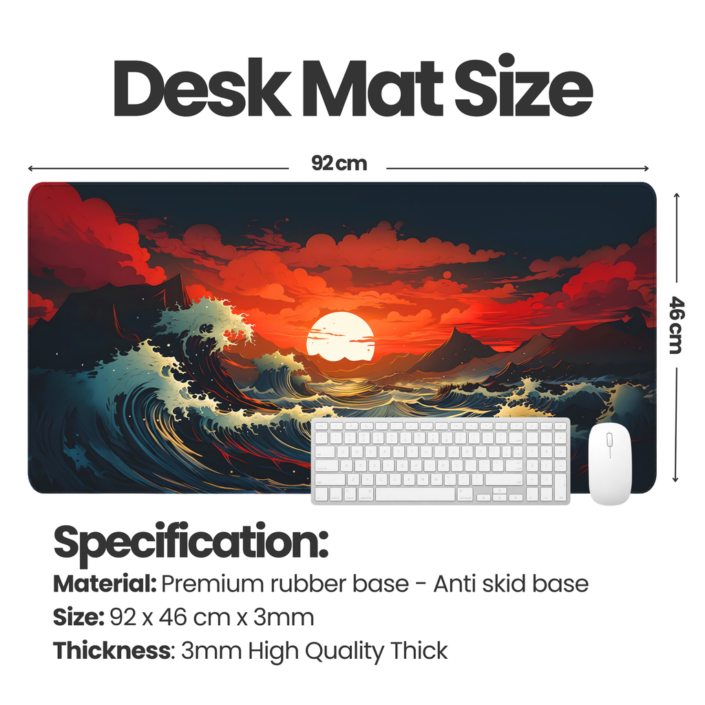 Crimson Tide Desk Mat Mouse Pad