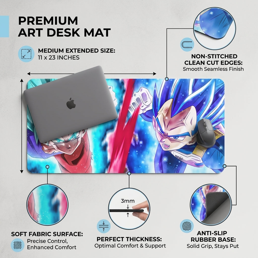 Battle Energy Aesthetic Desk Mat Mouse Pad