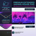 Neon City Extended Desk Mat
