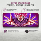 Cosmic Rage Warrior Desk Mat Mouse Pad