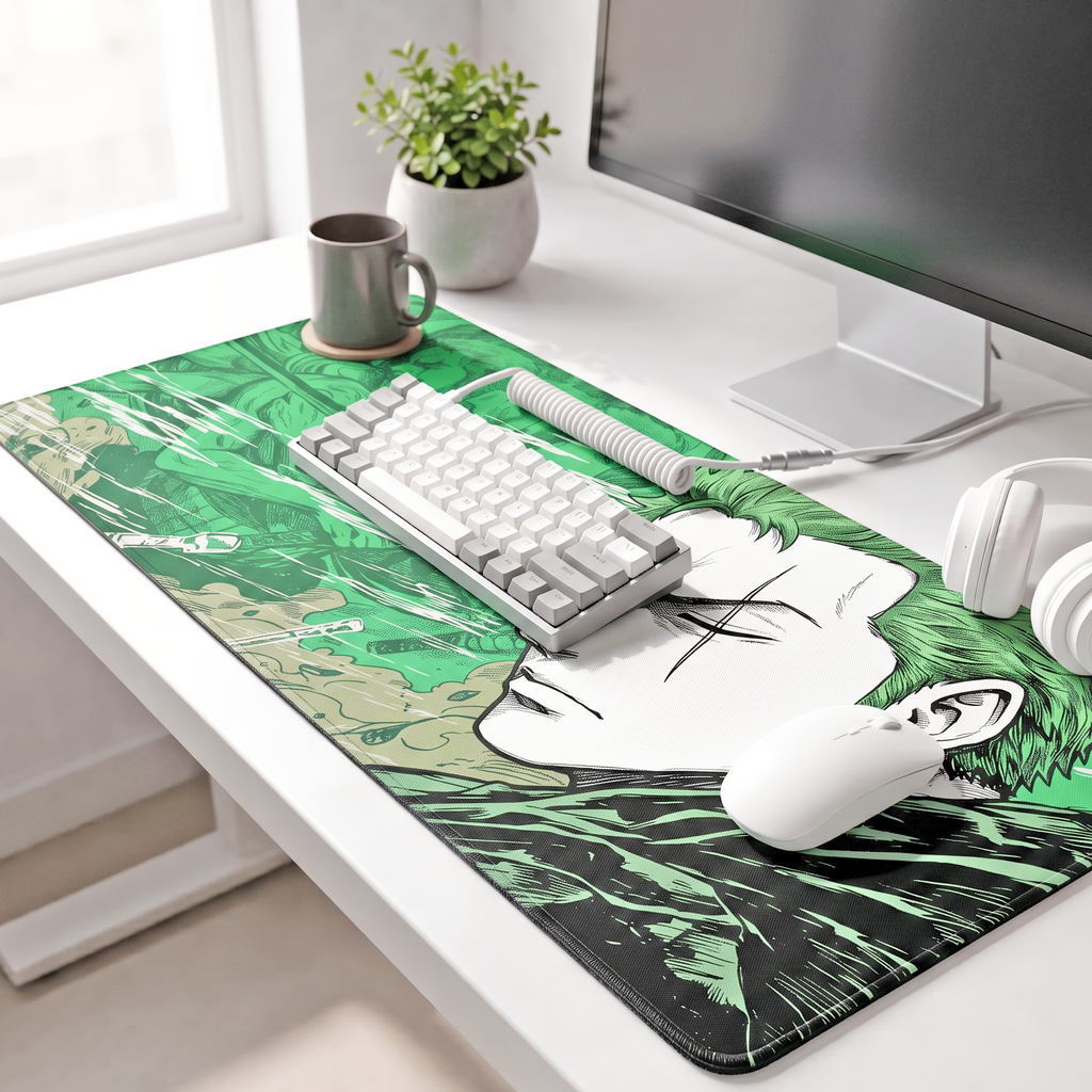 Emerald Warrior Desk Mat Mouse Pad