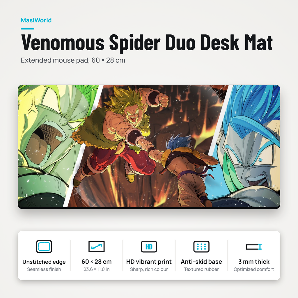 Dynamic Battle Fusion Desk Mat Mouse Pad