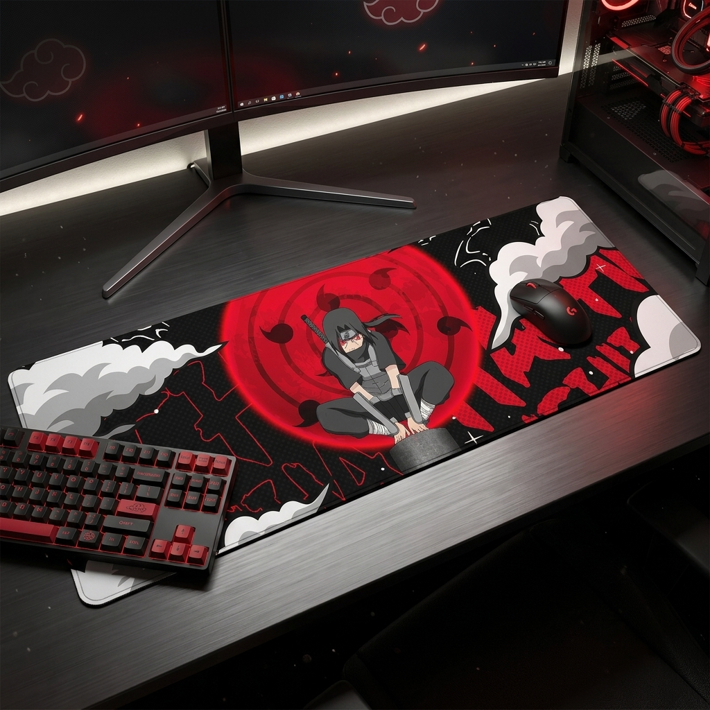Shadow Eclipse Gaming Desk Mat Mouse Pad