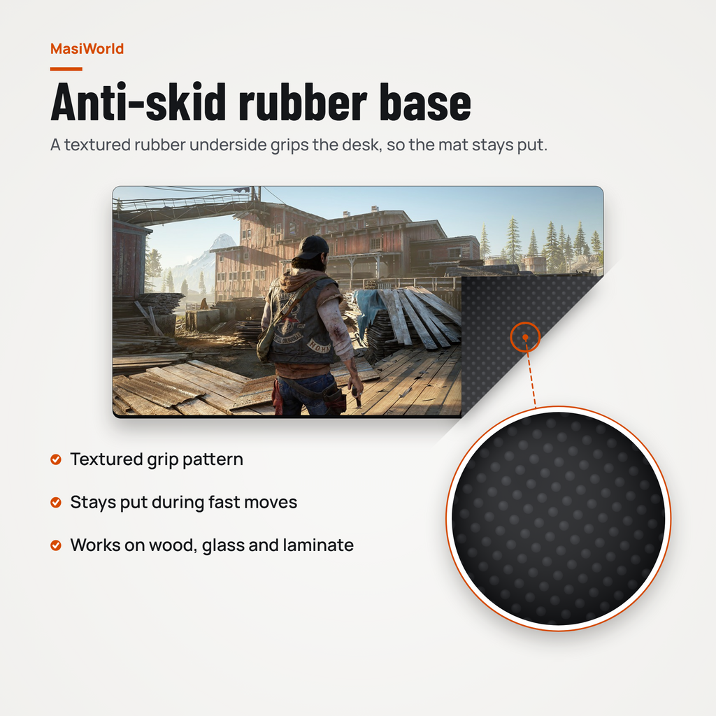Post-Apocalyptic Desk Mat Mouse Pad